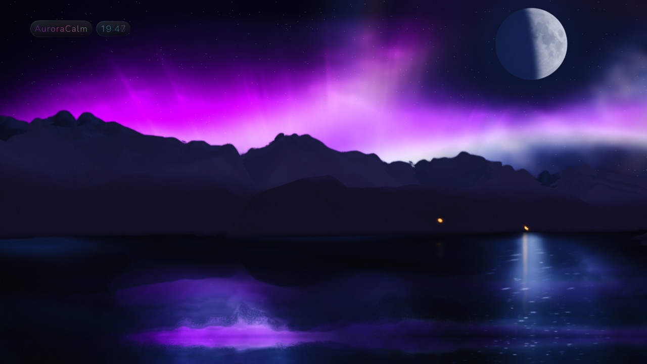 Aurora-Welt Violetter Gipfel