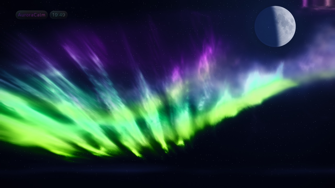 Aurora-Welt Reiner Nachthimmel